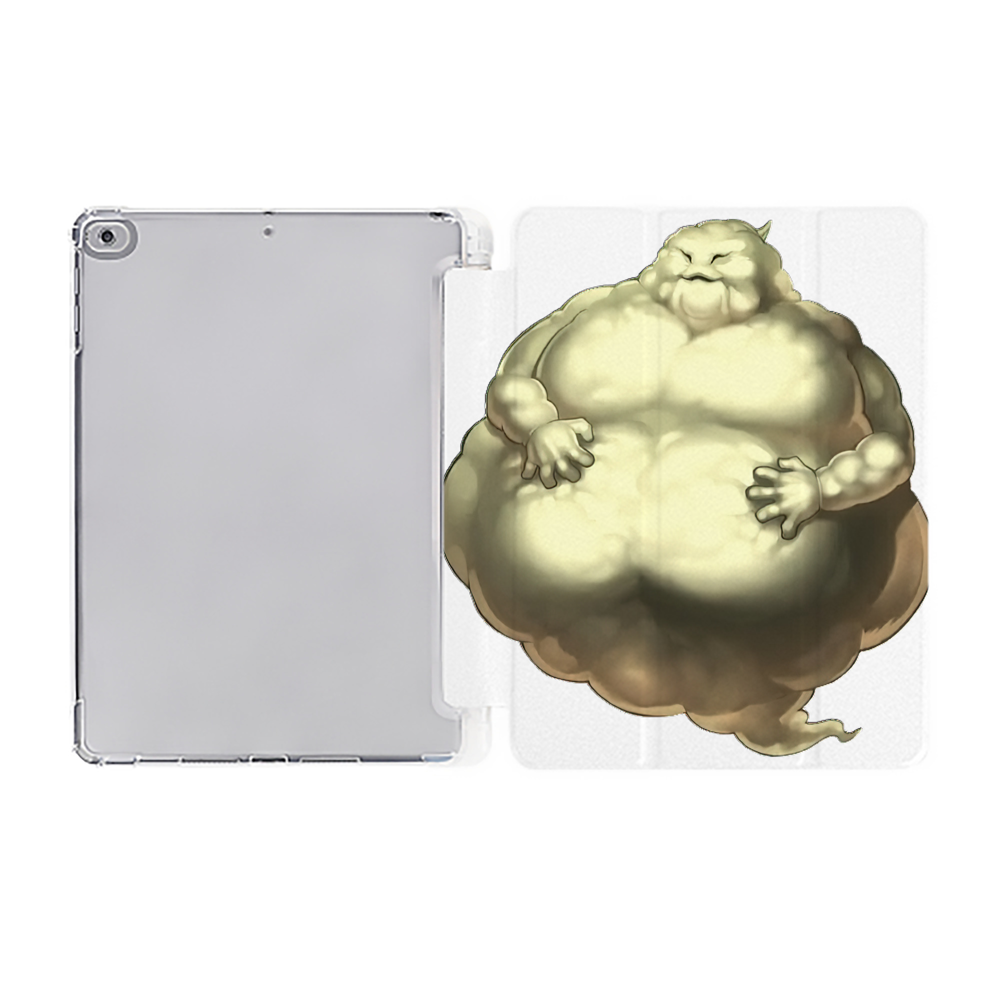 （画像用） 遊☆戯☆王 Yu-Gi-Oh! IPad ケース ペン収納付き 三つ折りスタンド PUレザー×シリコン 対応機種9.5/10.5/10.9インチ